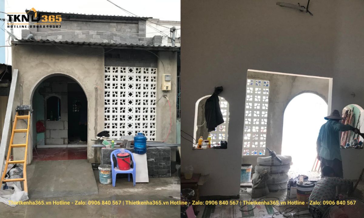 dịch vụ xây nhà cấp 4 trọn gói nội thất ngoại thất thiết kế nhà 365