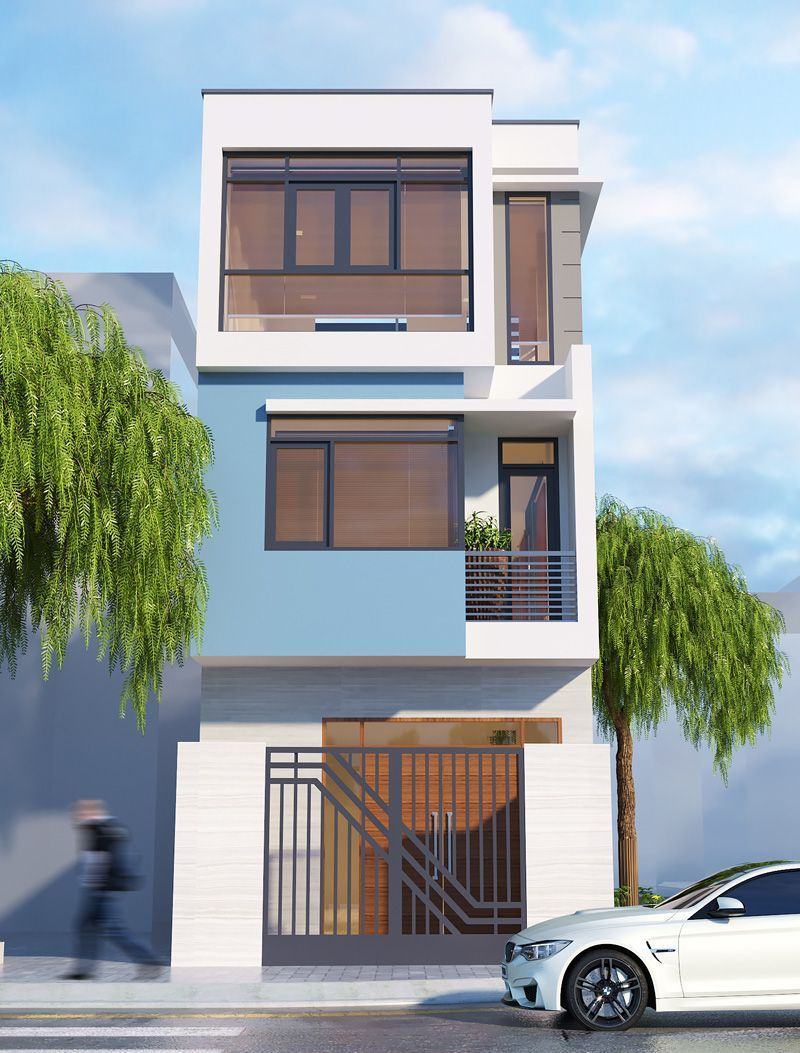 Nhà mặt tiền 6m 3 tầng đẹp
