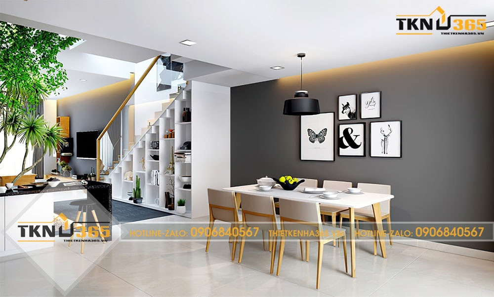 mẫu thiết kế nhà 2 tầng 6x15