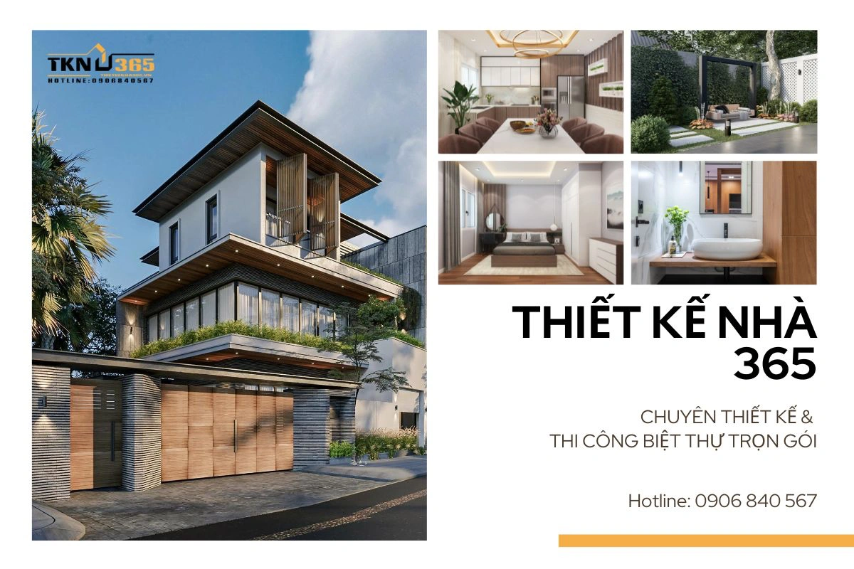 Đơn vị thi công, thiết kế biệt thự 1 tầng uy tín