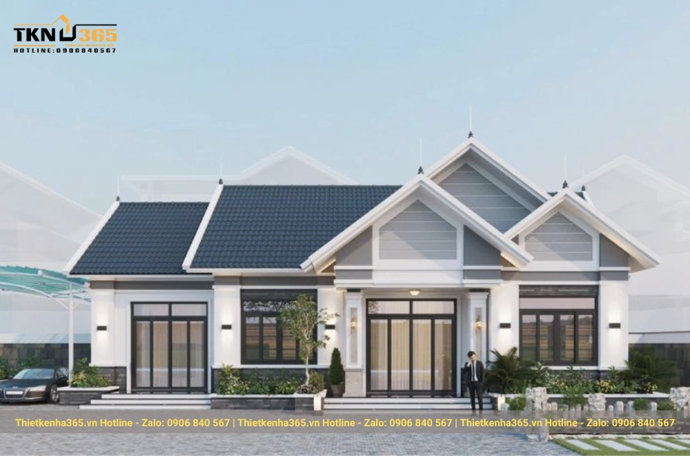 Biệt thự mái Thái 1 tầng