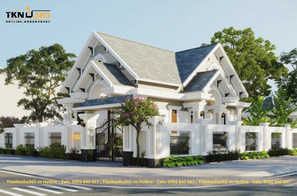 Biệt thự mini 1 tầng