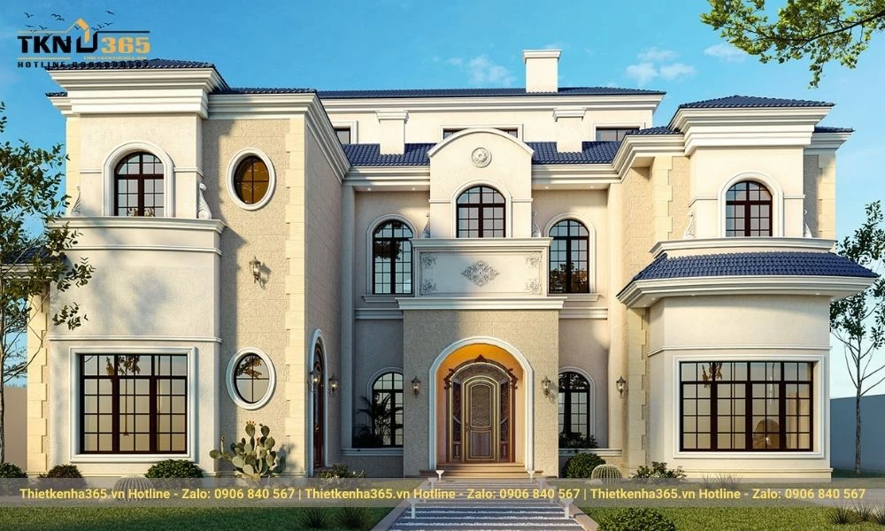 Thiết kế biệt thự phong cách Châu Âu