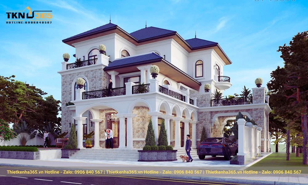 Thiết kế biệt thự phong cách Địa Trung Hải