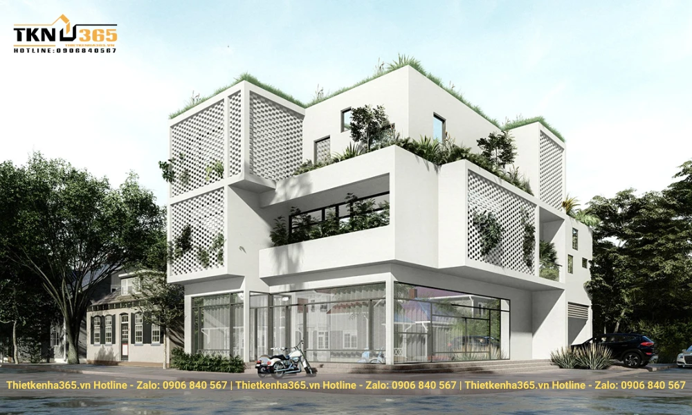 mẫu thiết kế biệt thự hiện đại