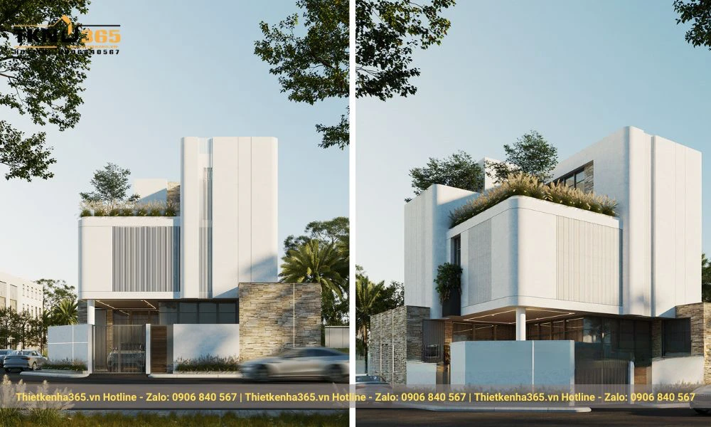 mẫu thiết kế biệt thự sang trọng