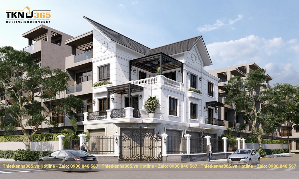 thự đẹp kết hợp với kinh doanh