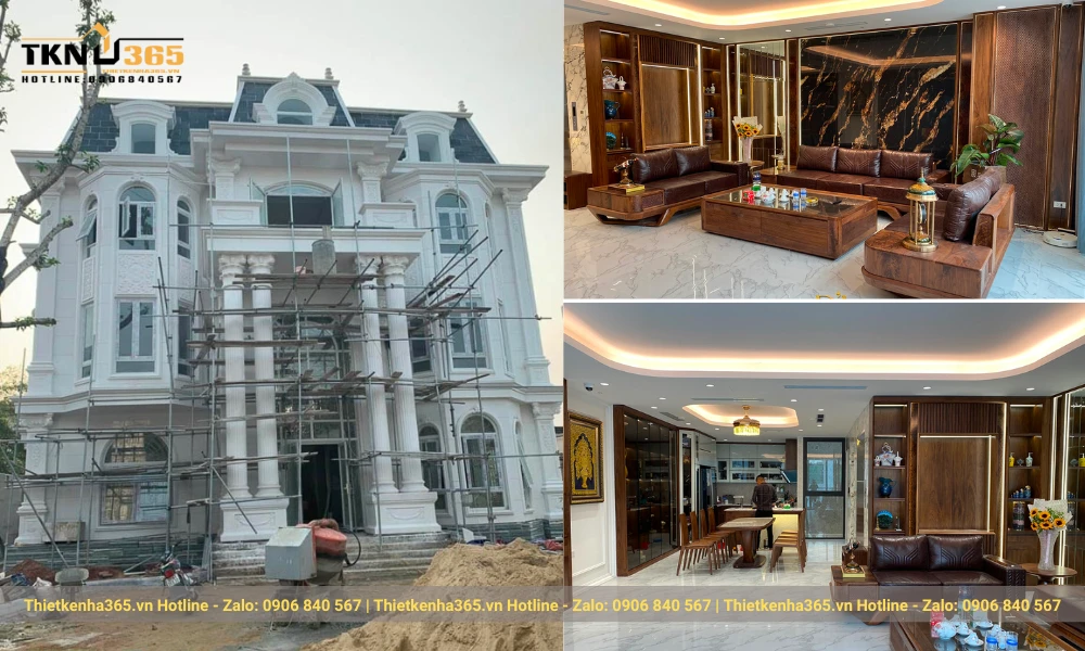 Vật liệu thiết kế biệt thự