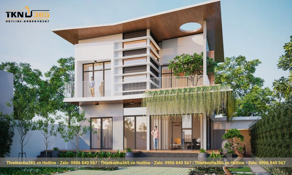 Mẫu biệt thự vườn đẹp 2 tầng