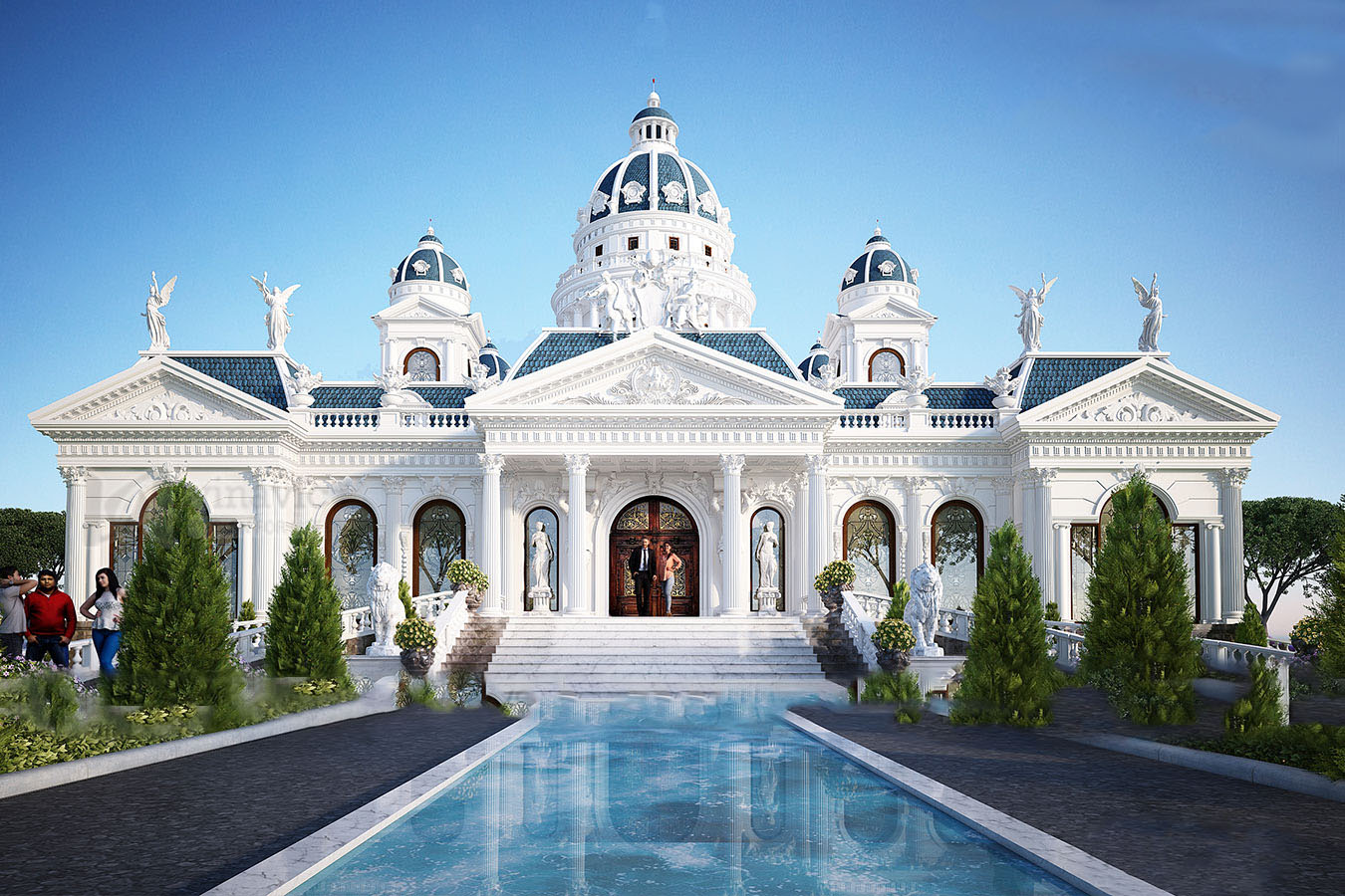 150+ Mẫu biệt thự cổ điển sang trọng & đẳng cấp nhất 2023