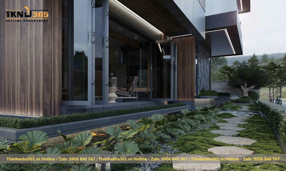 biệt thự nhà vườn hiện đại
