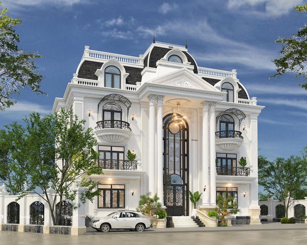 thiết kế biệt thự tân cổ điển