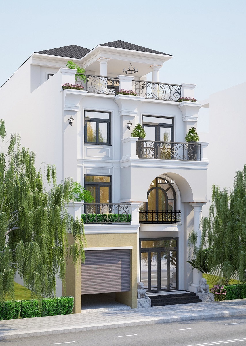 thiết kế biệt thự tân cổ điển