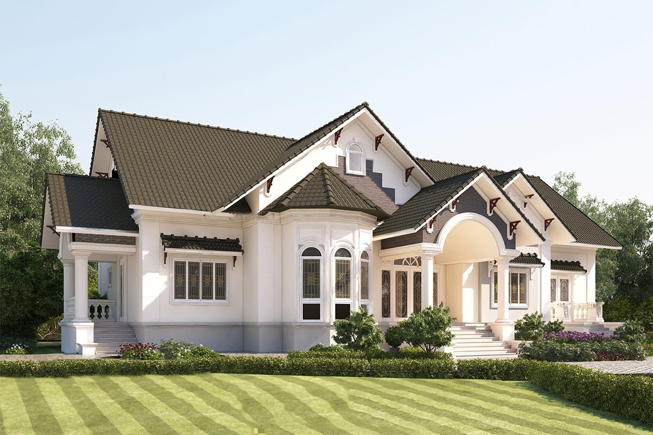 thiết kế biệt thự tân cổ điển