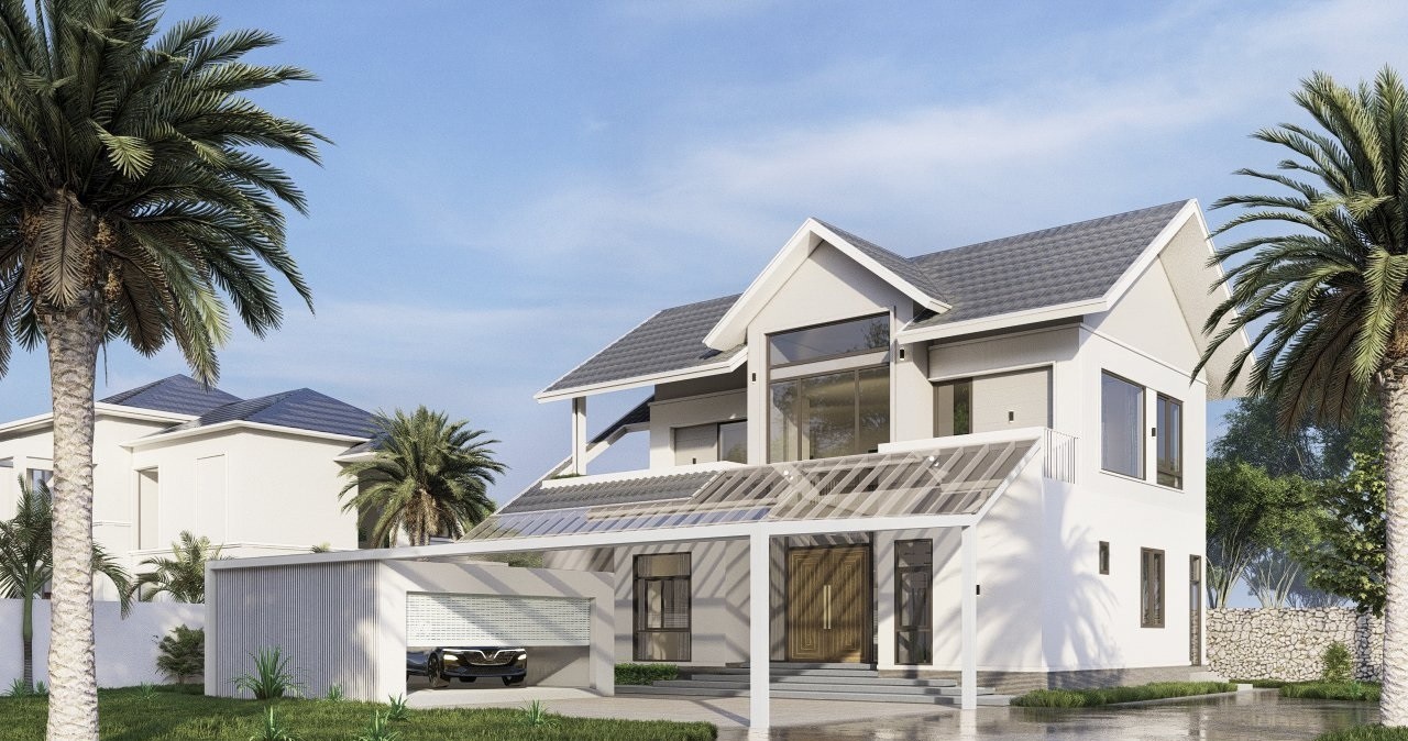 thiết kế biệt thự tân cổ điển