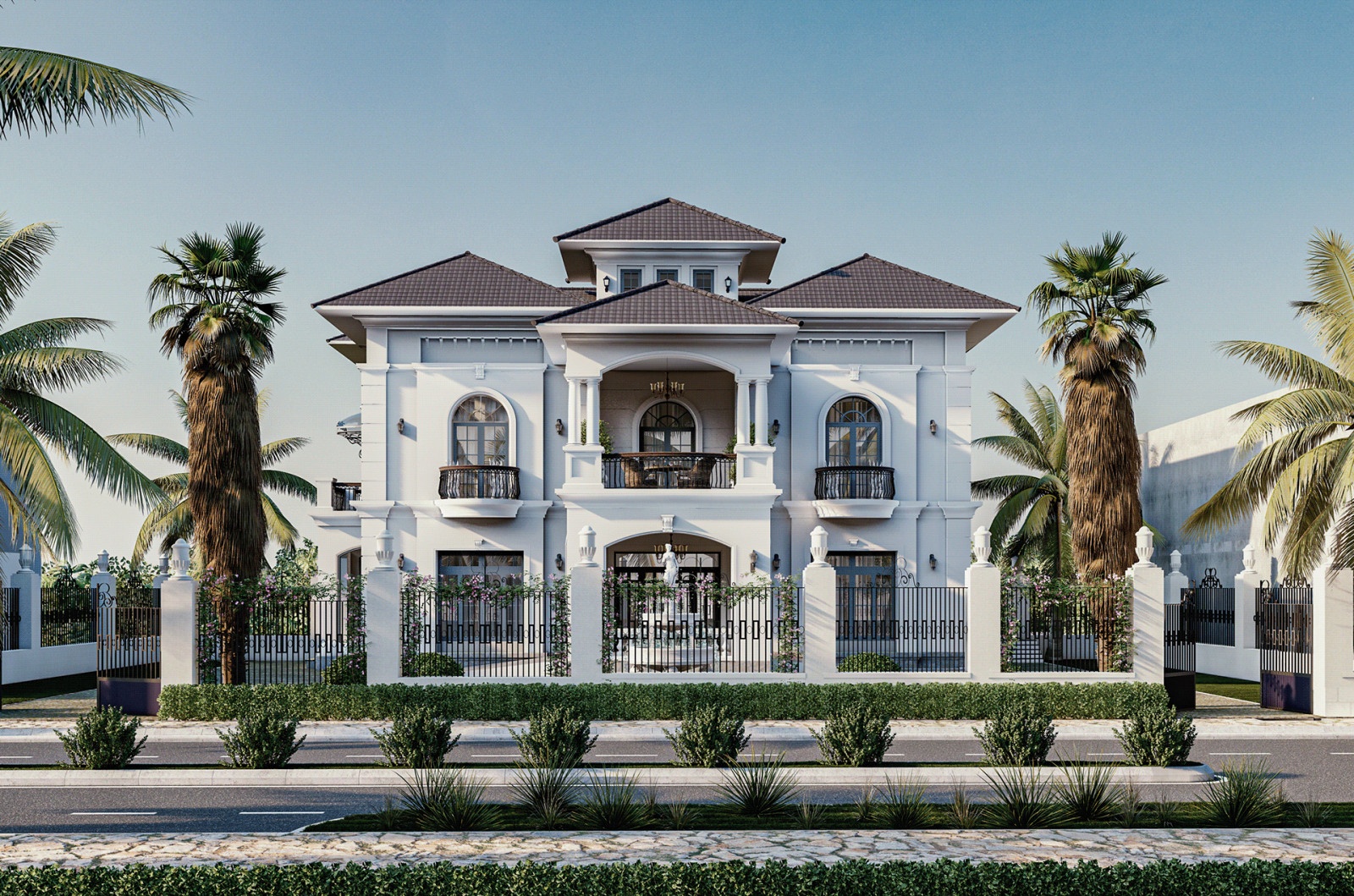 thiết kế biệt thự tân cổ điển