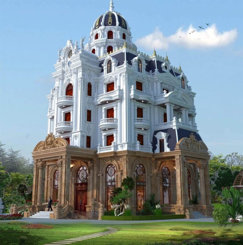 thiết kế biệt thự tân cổ điển