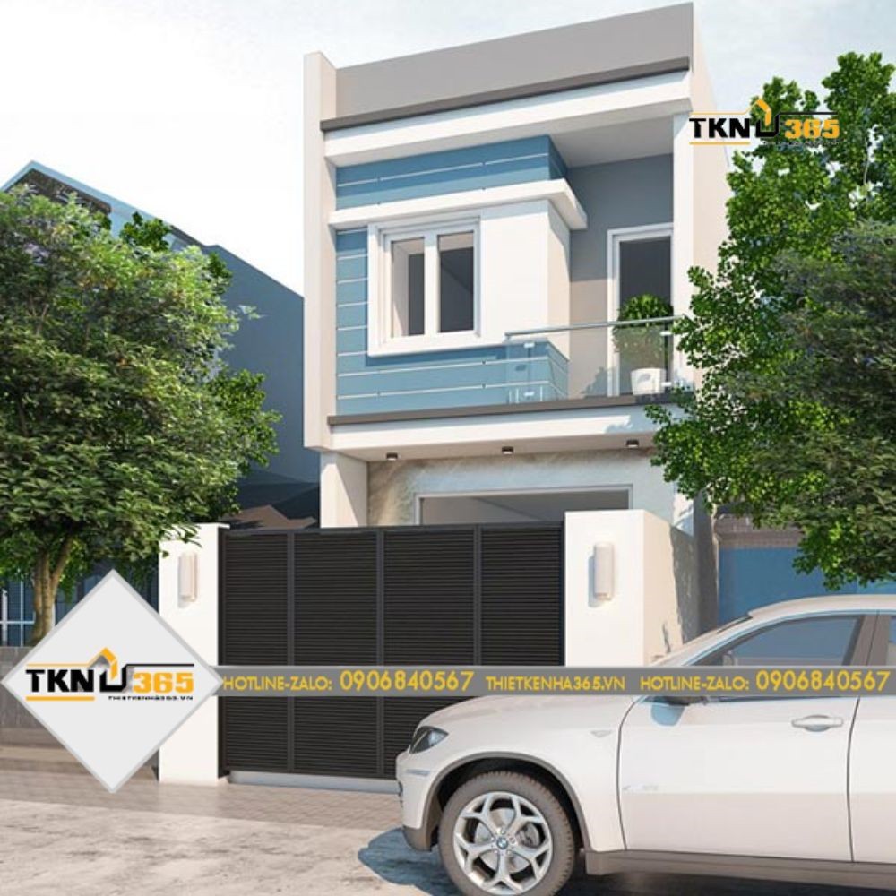 nhà 2 tầng 3 phòng ngủ