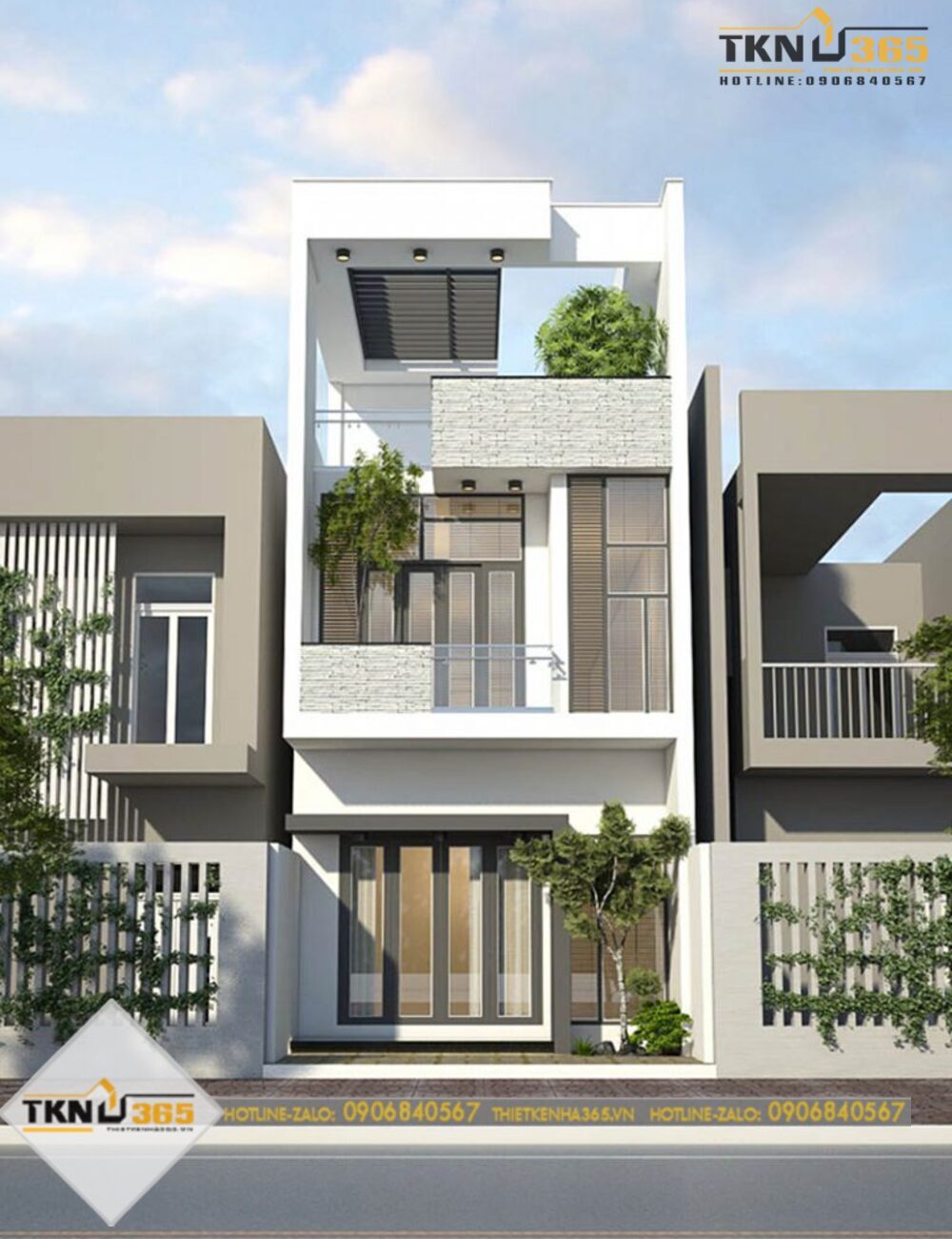 Mẫu thiết kế nhà ống diện tích 6x10m