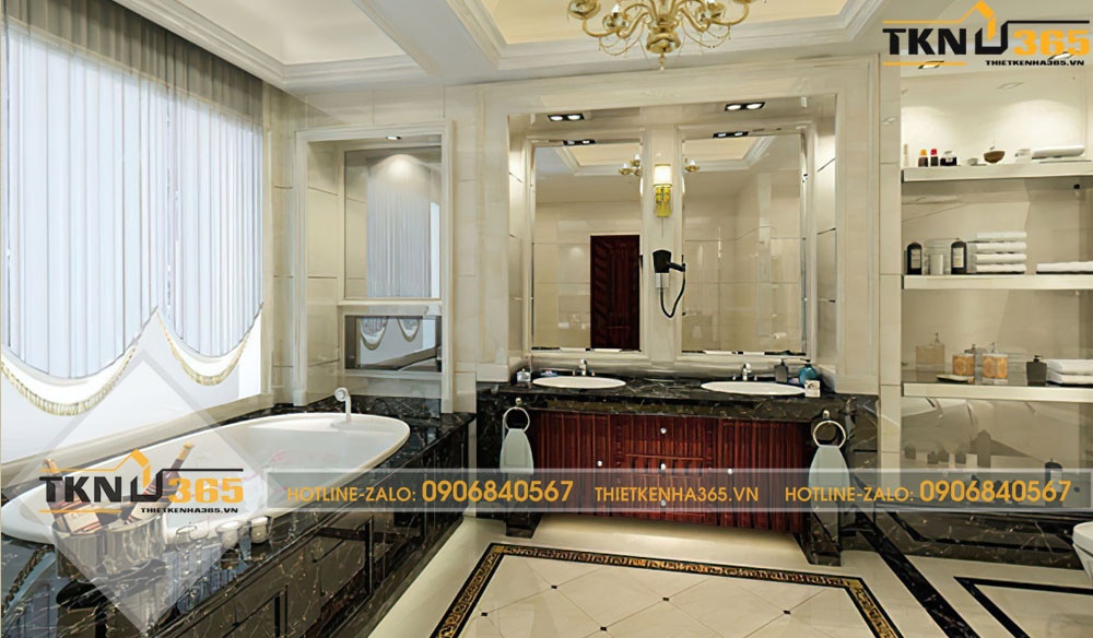 Phòng tắm siêu sang chảnh