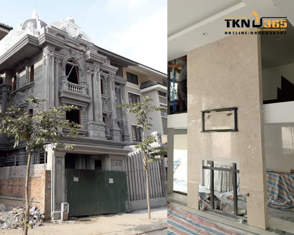 thi công biệt thự