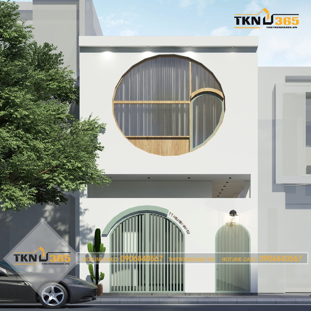 Mẫu nhà 3m mang phong cách thiết kế sáng tạo