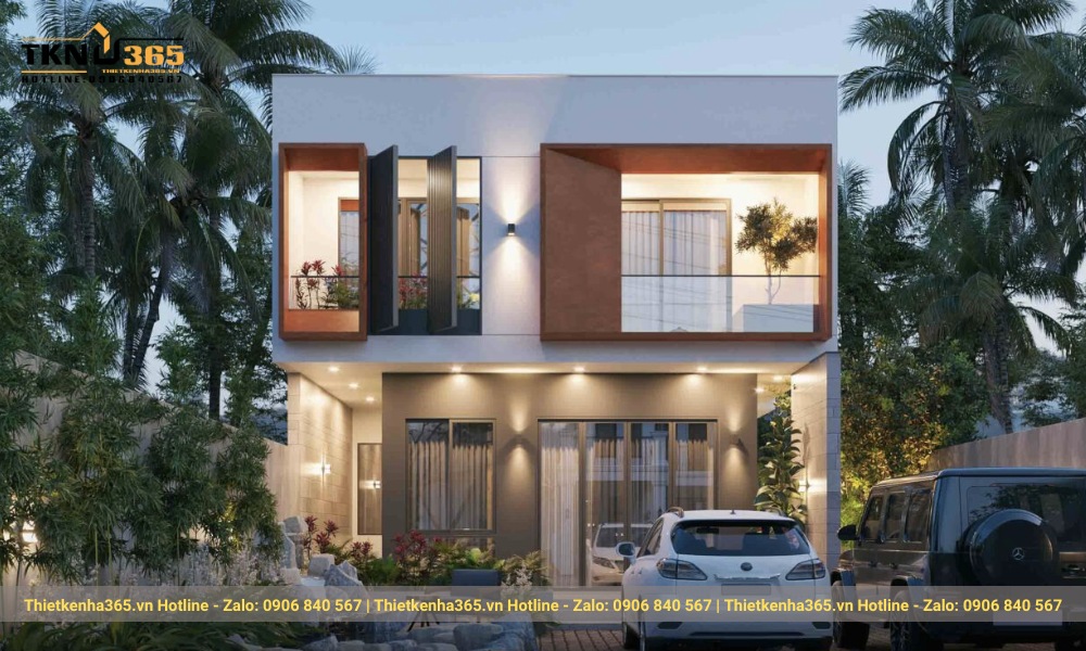 Nhà 2 tầng 8x10m có không gian mở