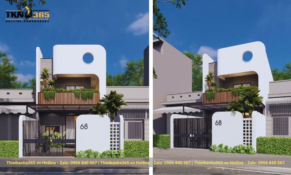 Mẫu nhà 6x15m 2 tầng