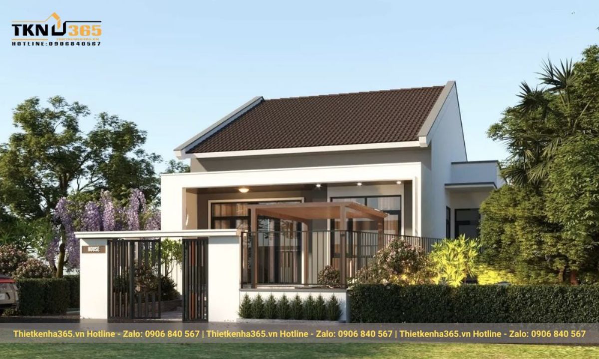 nhà cấp 4 hiện đại