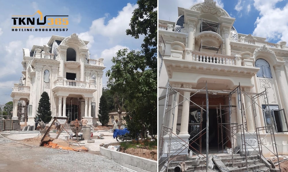 thi công biệt thự