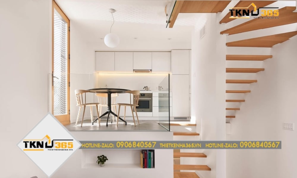 Mẫu nhà tầng lệch 2 tầng hiện đại