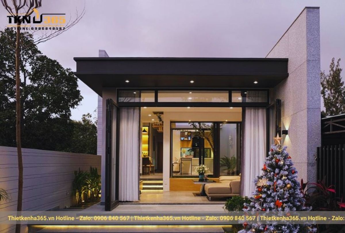 mẫu thiết kế nhà 1 tầng