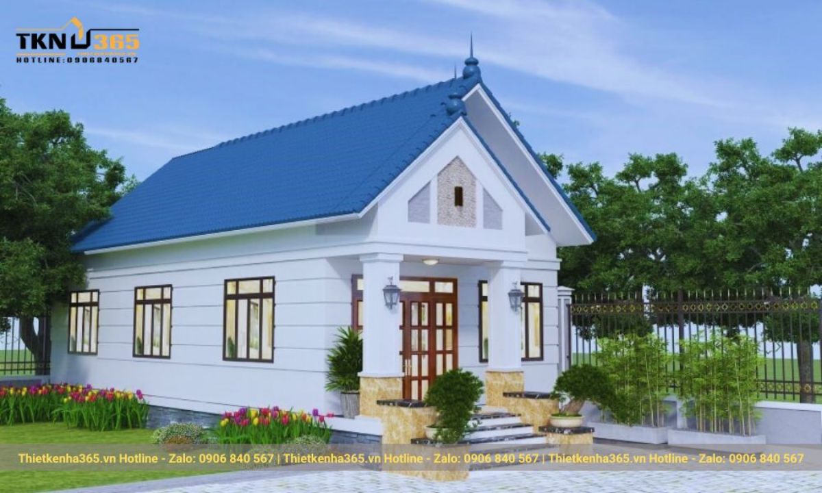 mẫu thiết kế nhà 1 tầng