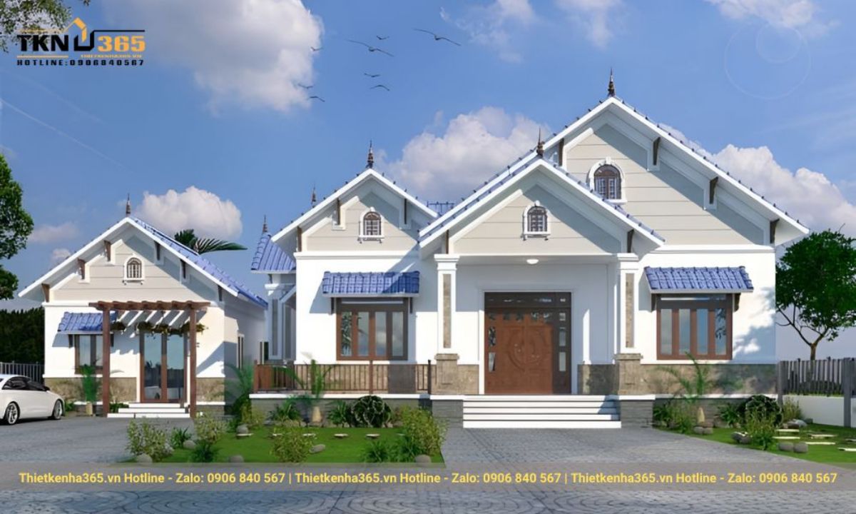 mẫu thiết kế nhà 1 tầng