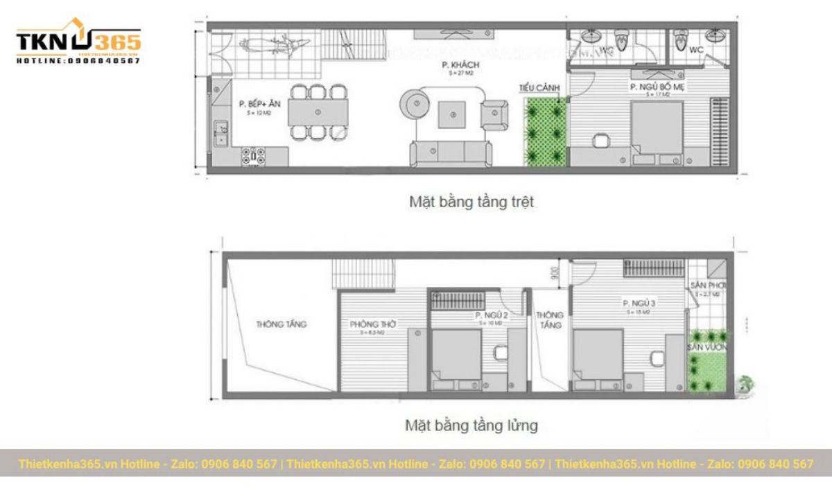 bản vẽ thiết kế nhà 1 tầng