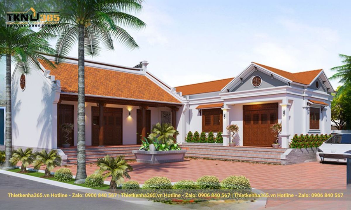 mẫu thiết kế nhà 1 tầng