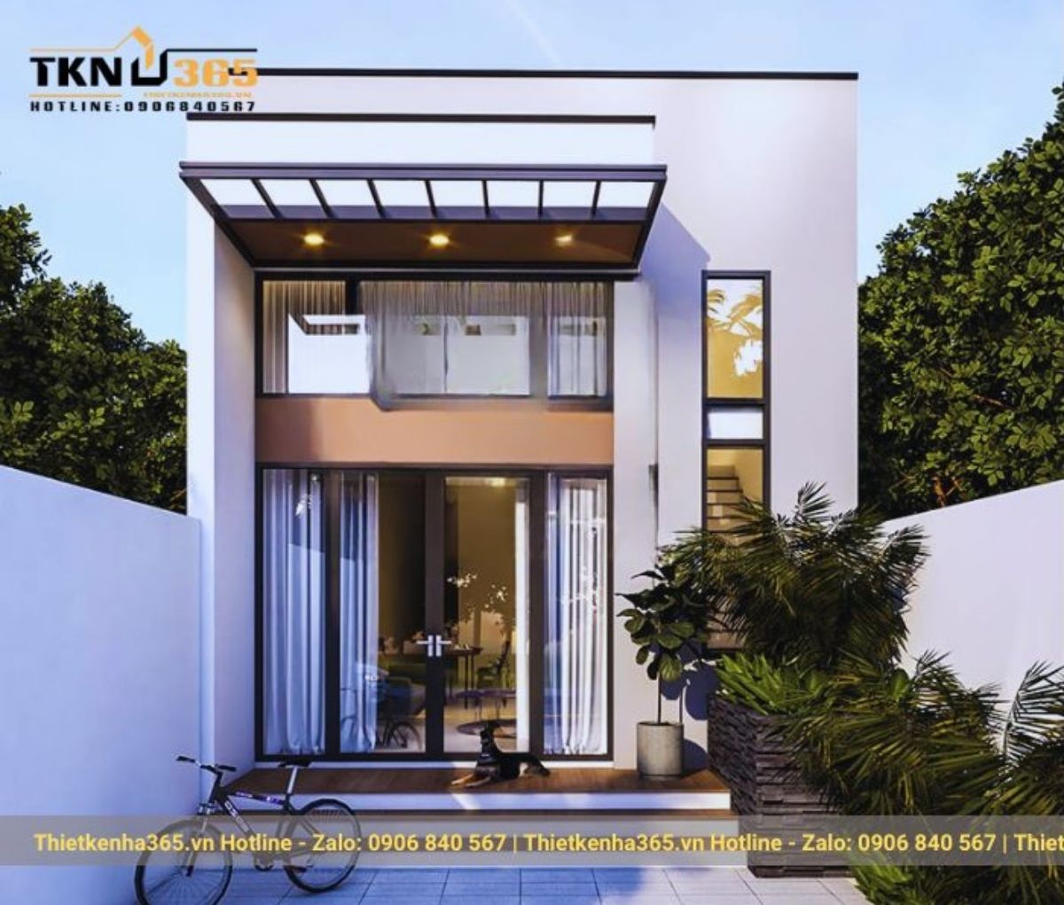 mẫu thiết kế nhà 1 tầng