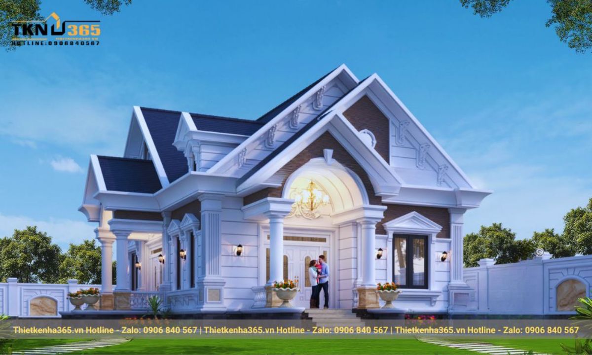 mẫu thiết kế nhà 1 tầng