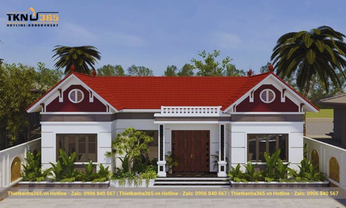 mẫu thiết kế nhà 1 tầng