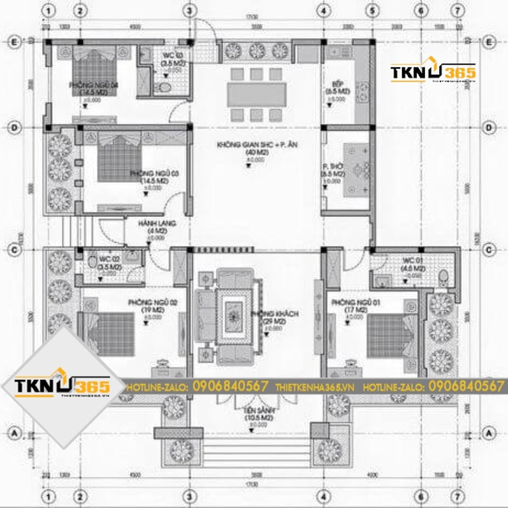 Nguyên tắc thiết kế nhà tân cổ điển