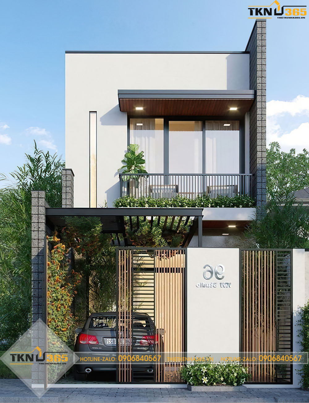 Mẫu nhà 2 tầng đẹp