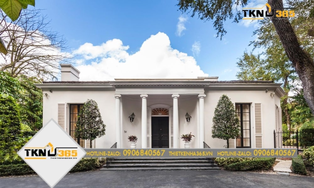 Nhà tân cổ điển 1 tầng