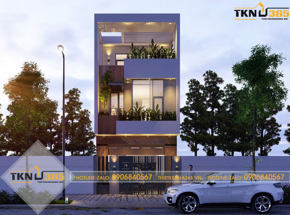 Thiết kế nhà đẹp 2 tầng thông thoáng