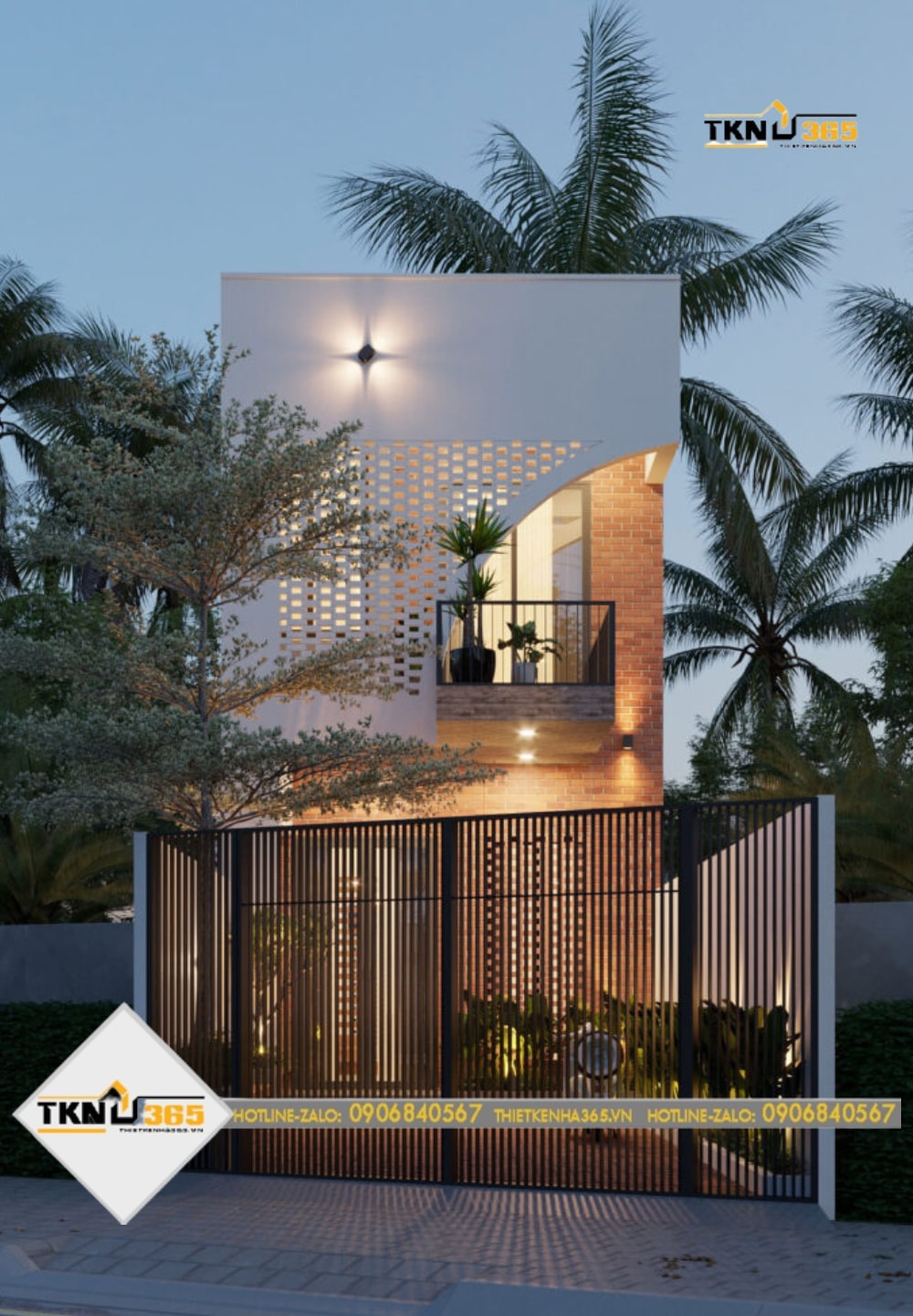 Nhà nhỏ 2 tầng đẹp nhưng vẫn đáp ứng được nhu cầu sử dụng