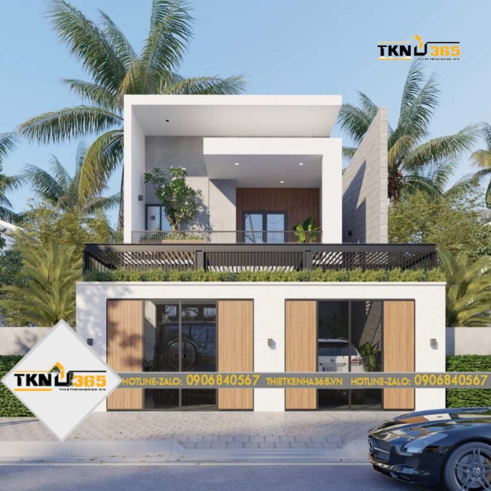 Thiết kế nhà phố 2 tầng đẹp mới nhất