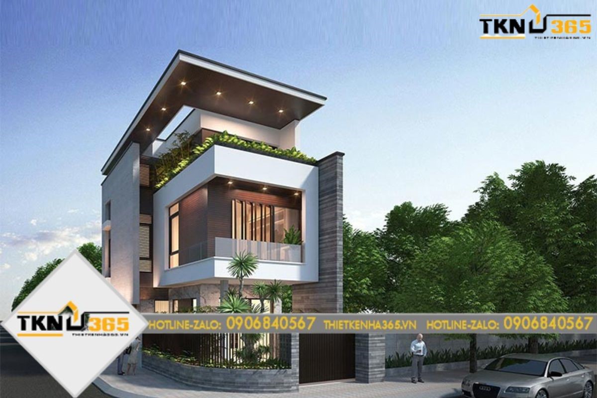 Mẫu nhà lô phố 2 tầng đẹp