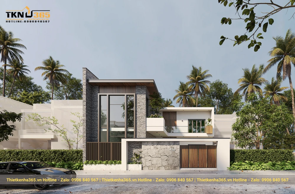 Mẫu nhà 2 tầng biệt thư