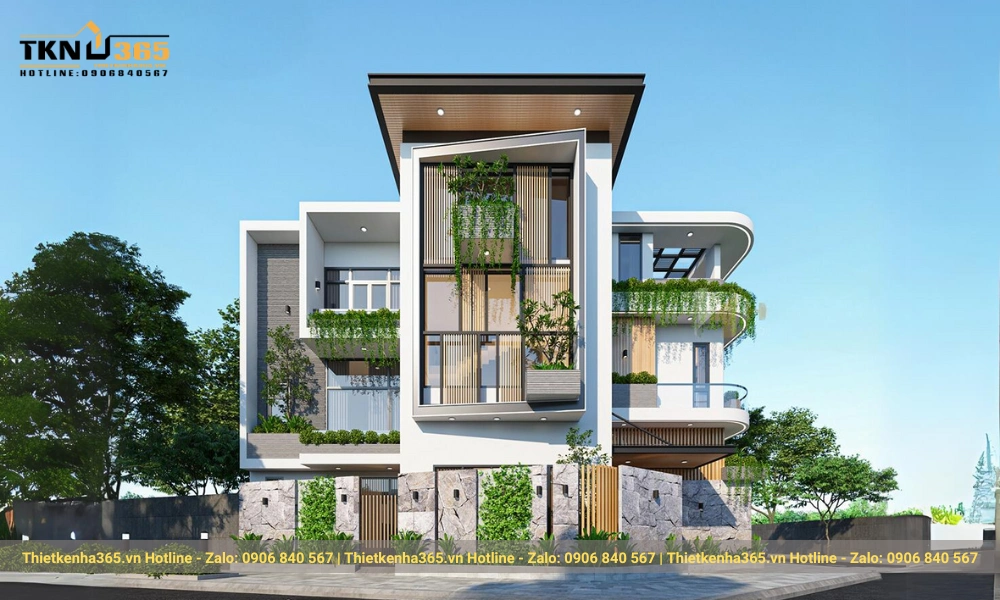 Nhà biệt thự 3 tầng 150m2