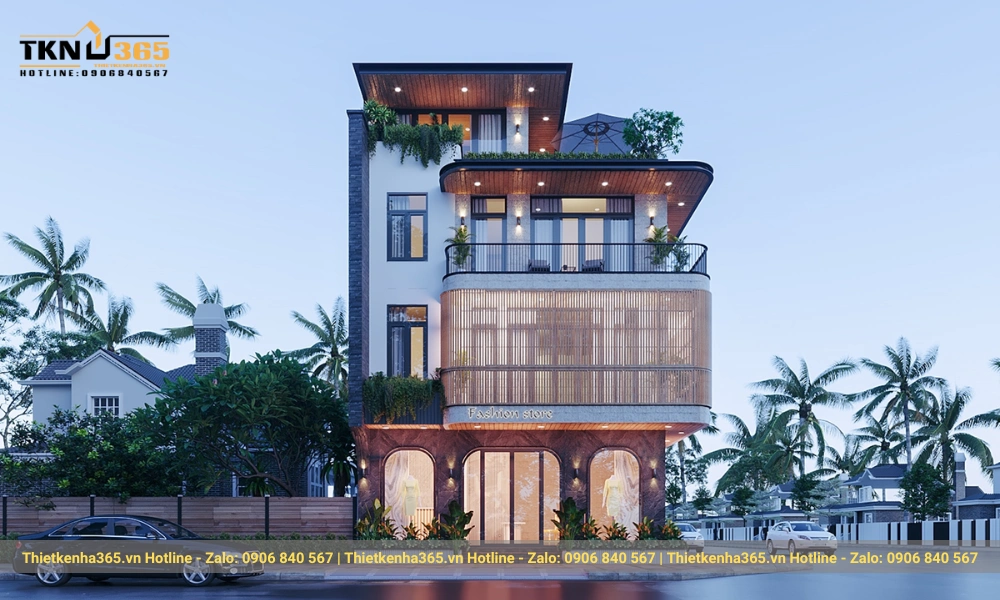 Nhà biệt thự 3 tầng 1 tum