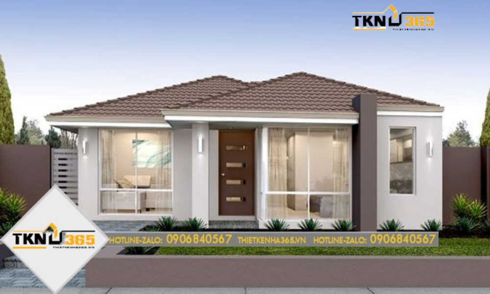 mẫu thiết kế nhà 100m2 giá rẻ